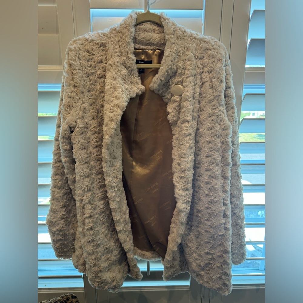 Dennis Basso Cream Colored Jacket